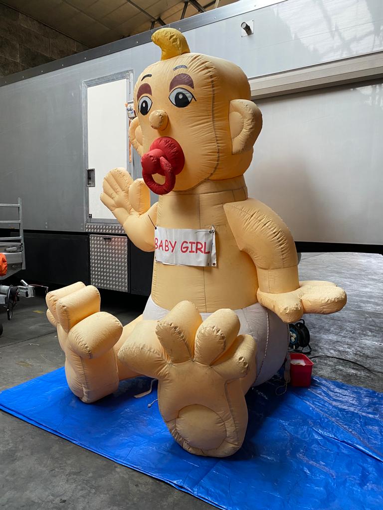 Opblaasbare baby girl2